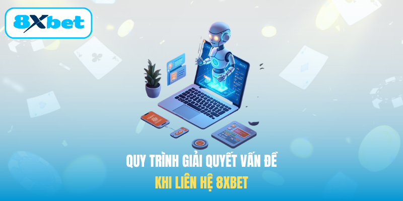 Quy trình giải quyết vấn đề khi Liên hệ 8XBET