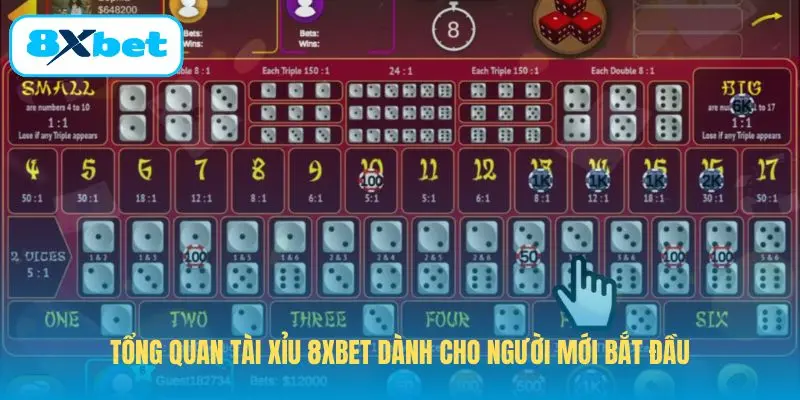 Tổng quan Tài Xỉu 8XBET dành cho người mới bắt đầu